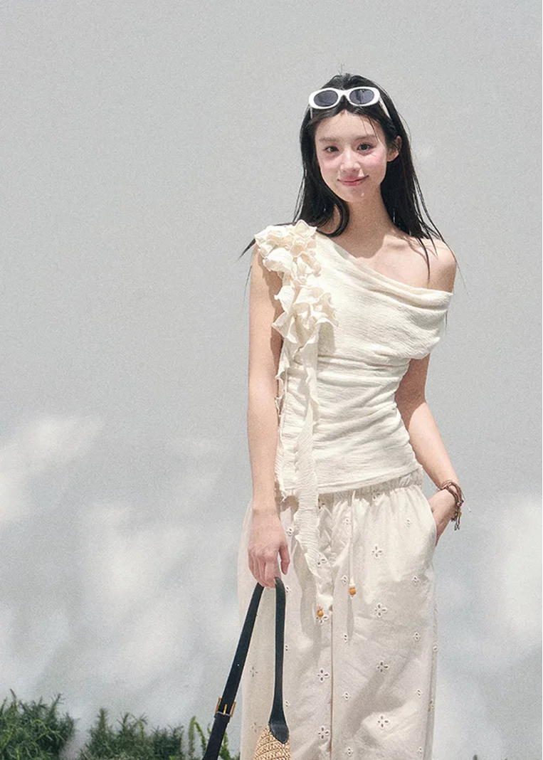 Petale Voile Draped Knit - Image 7