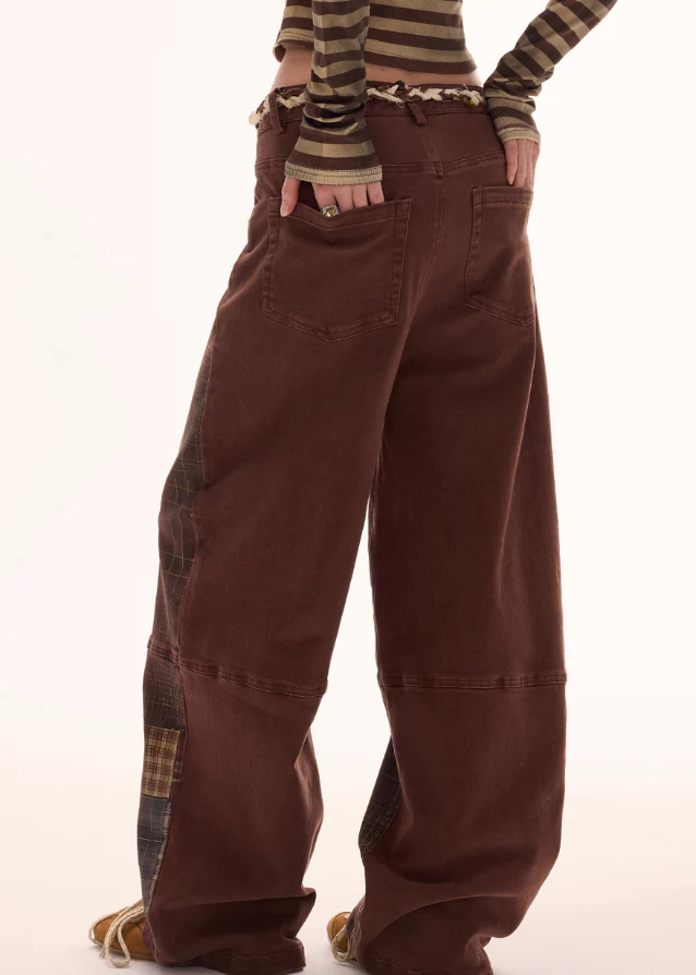 Plaid Print Denim - Image 6