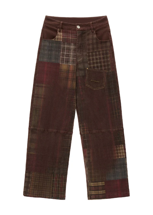 Plaid Print Denim - Image 9