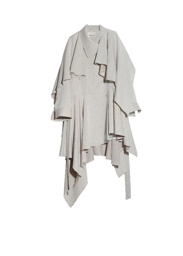 Plaster White Cape Trench - Image 11