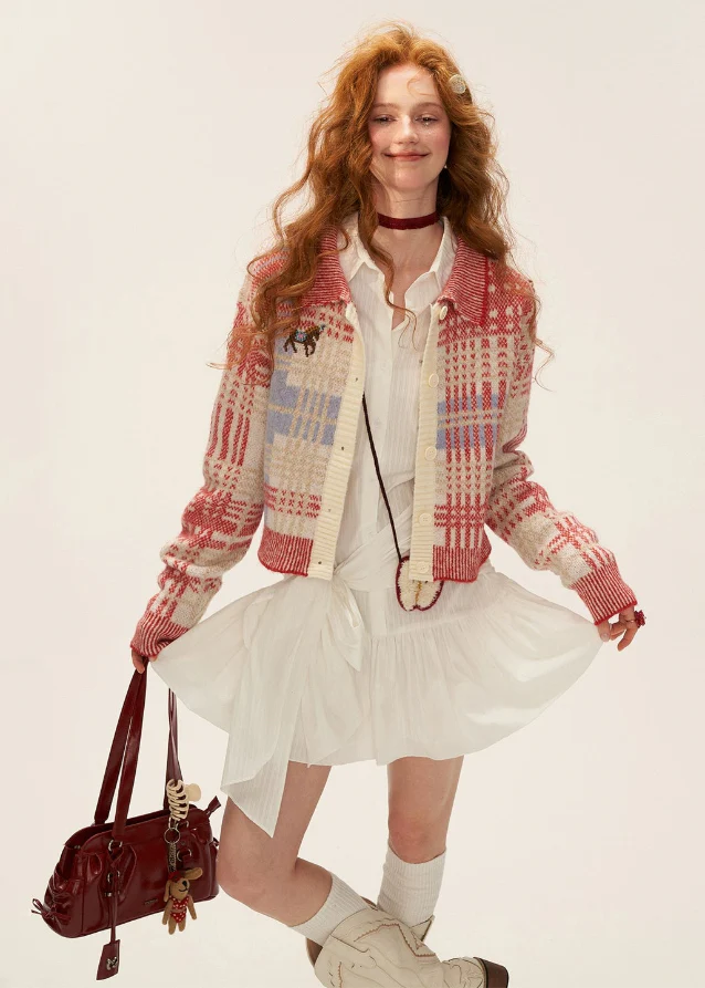 Pony Plaid Knit - Image 3
