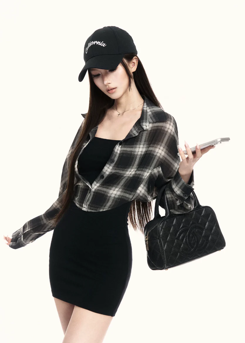 Precision Plaid Two-Piece Dress - Image 2