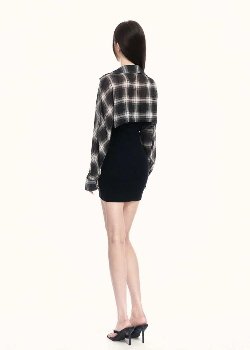 Precision Plaid Two-Piece Dress - Image 9