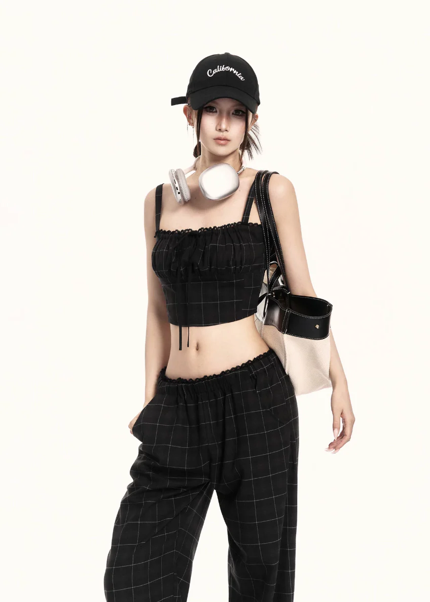 Precision Plaid Two-Piece Set - Image 2