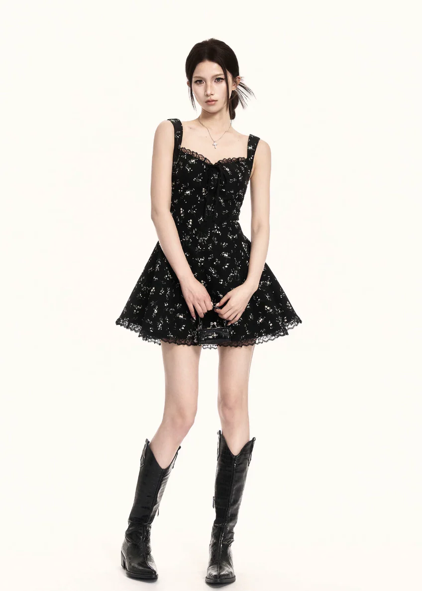 Precision Square Neck Mini Dress - Image 5