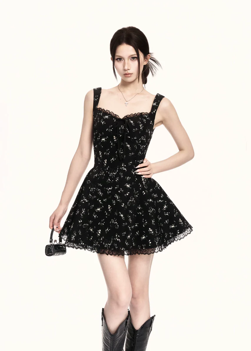 Precision Square Neck Mini Dress - Image 6