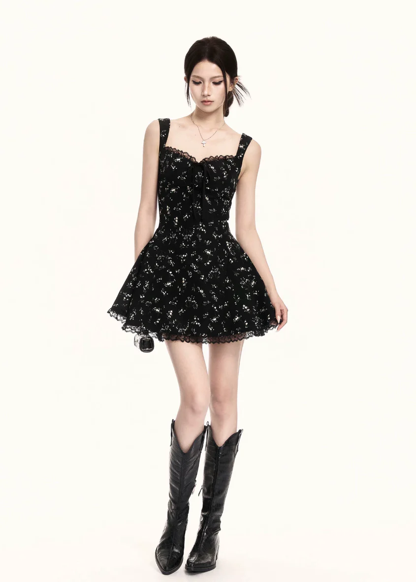 Precision Square Neck Mini Dress - Image 7