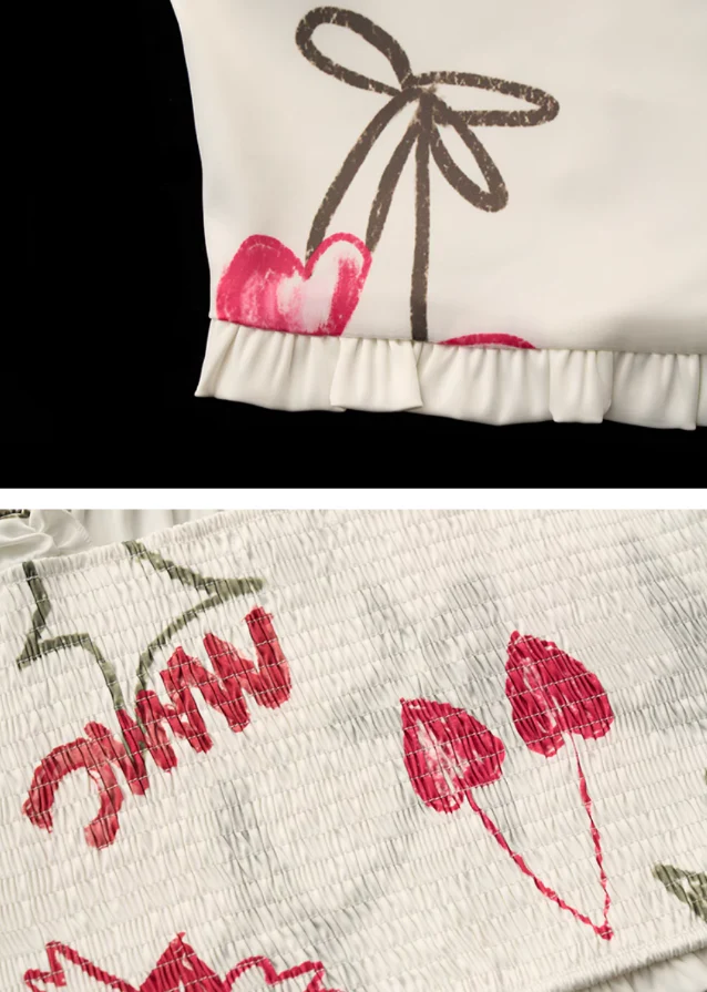 Printed Slim Fit Layered Camisole Top - Image 8