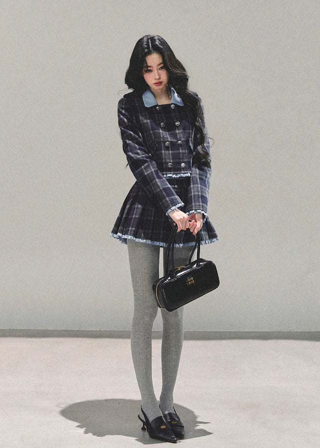 Proust Blue Plaid Academia Set - Image 10
