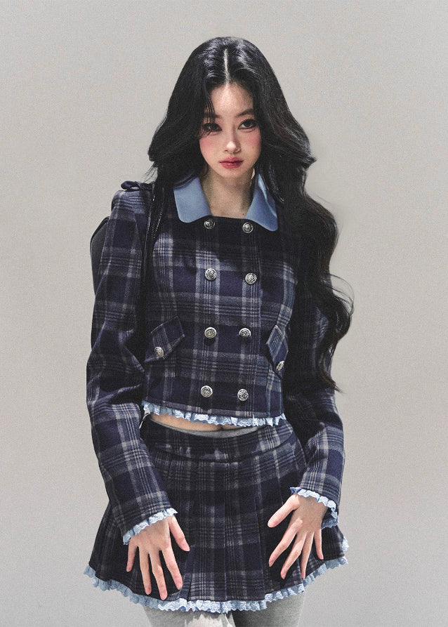 Proust Blue Plaid Academia Set - Image 11