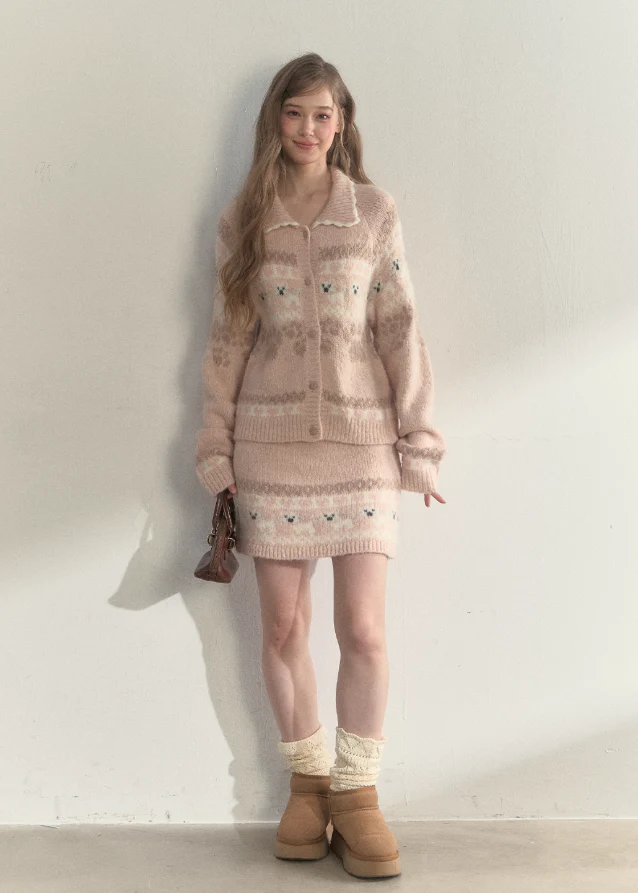 Puppy Fair Isle Cozy Knit Set - Image 9