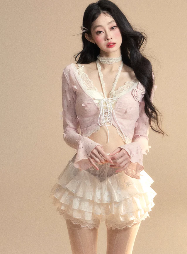 Lace Halter Tee - Image 10