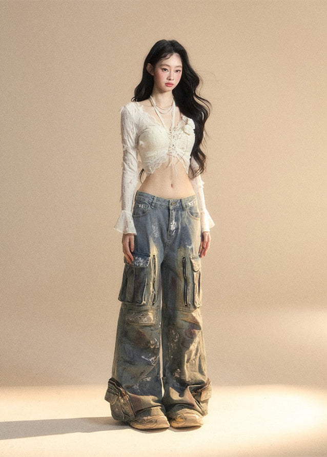 Lace Halter Tee - Image 3