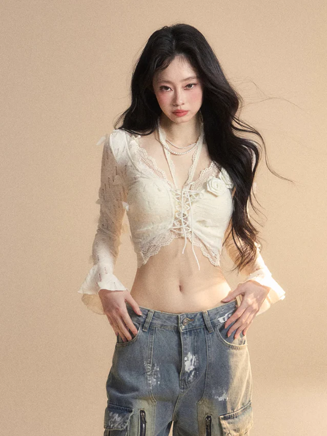 Lace Halter Tee - Image 5