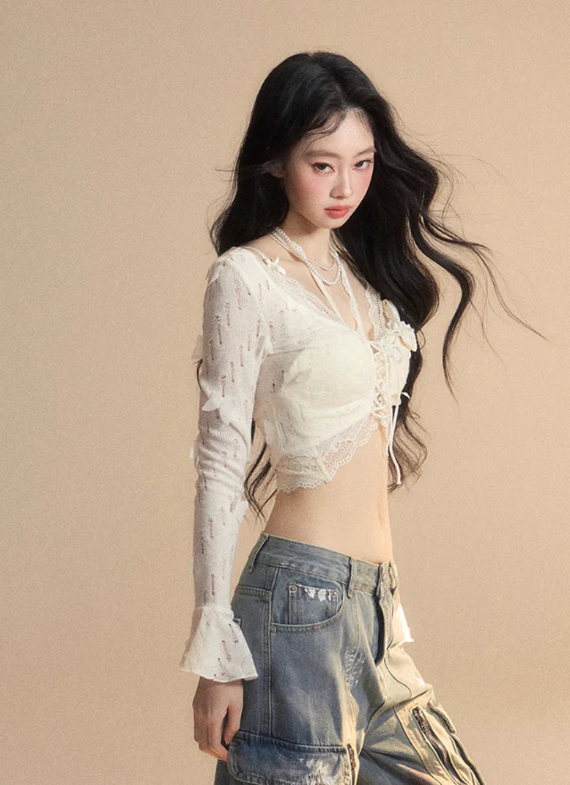 Lace Halter Tee - Image 6