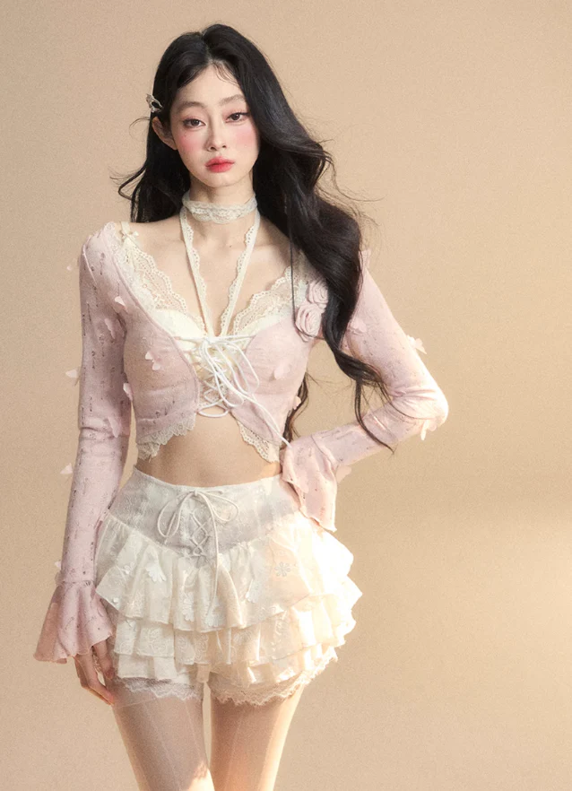 Lace Halter Tee - Image 9