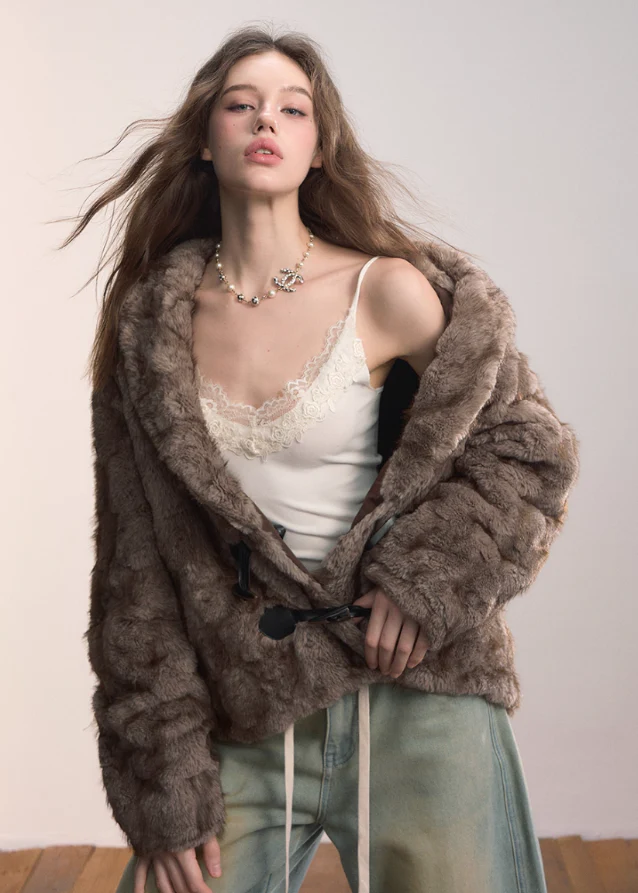 Reverse Core Horn-Buckle Coat