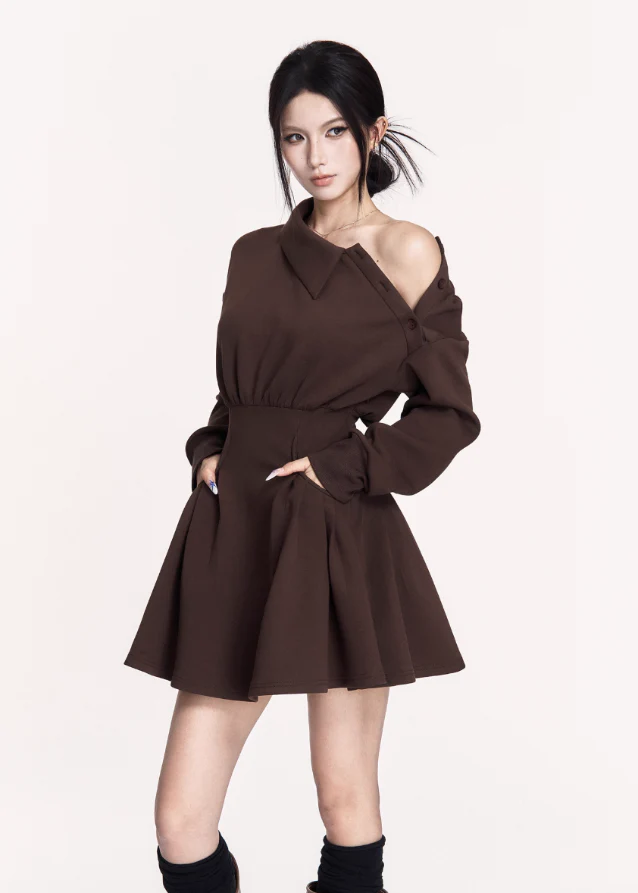 Rogue Monarchy Waist-Cinched Dress - Image 2