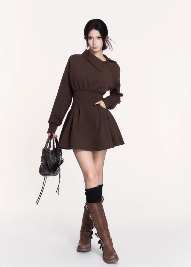 Rogue Monarchy Waist-Cinched Dress - Image 5