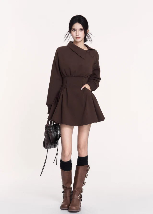 Rogue Monarchy Waist-Cinched Dress - Image 6