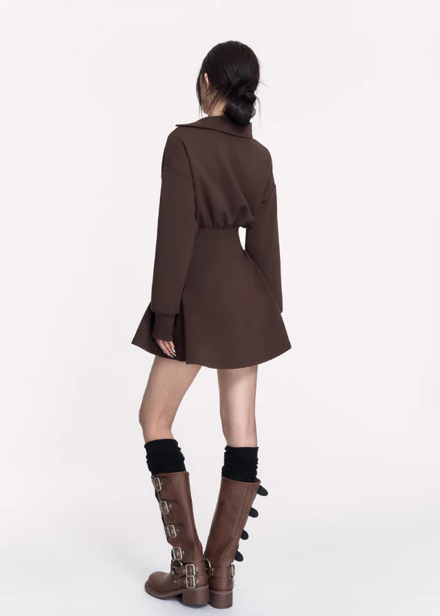 Rogue Monarchy Waist-Cinched Dress - Image 7
