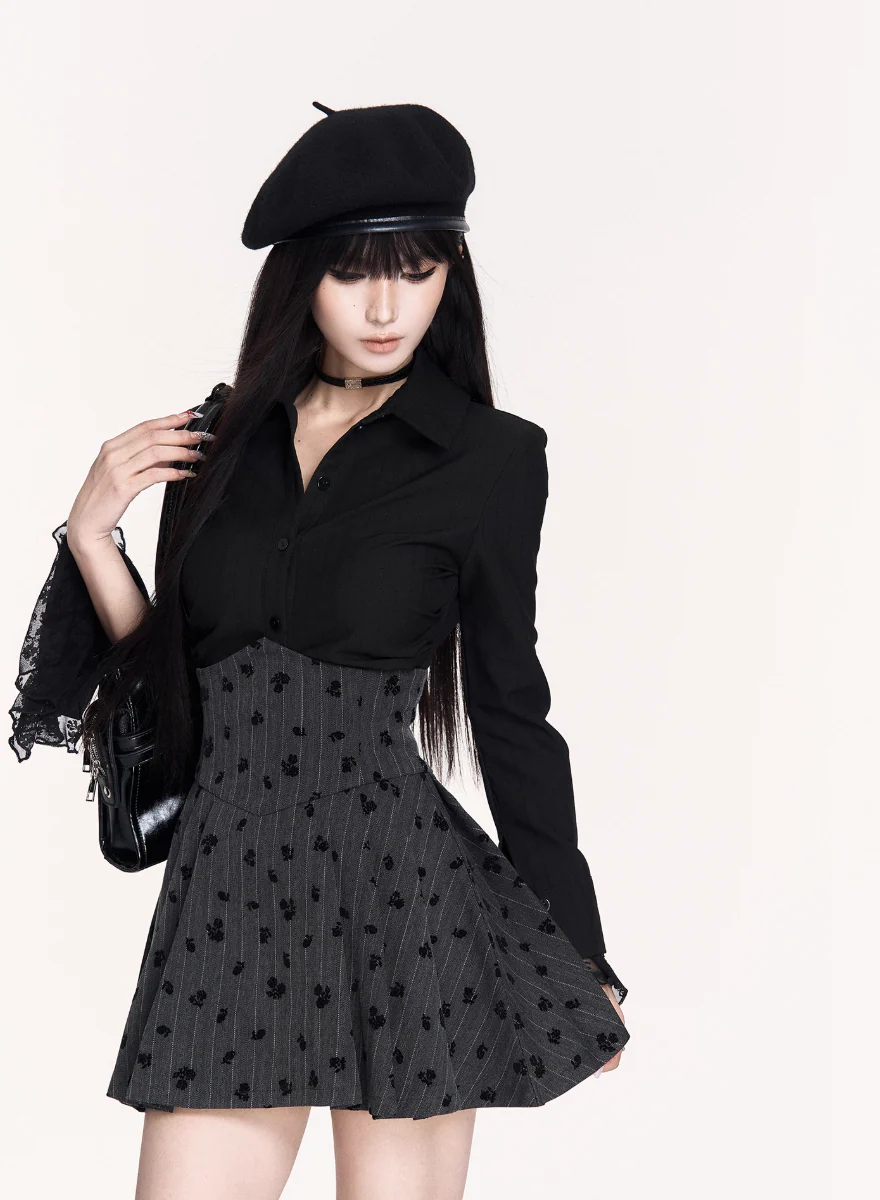 Rogue Scholar Waist-Cinched Shirt - Image 10