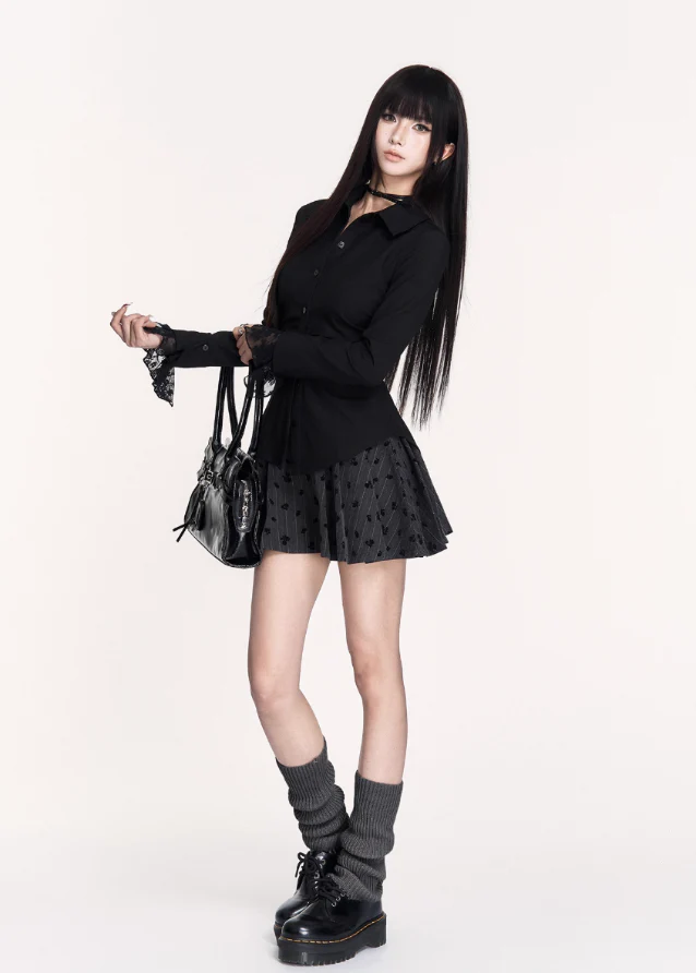 Rogue Scholar Waist-Cinched Shirt - Image 5