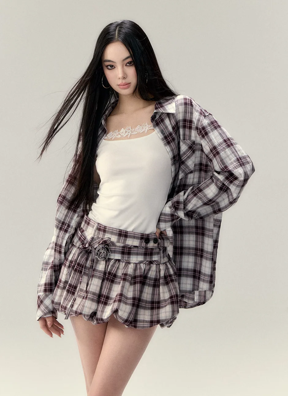 Elegant Belted Skirt - Image 3