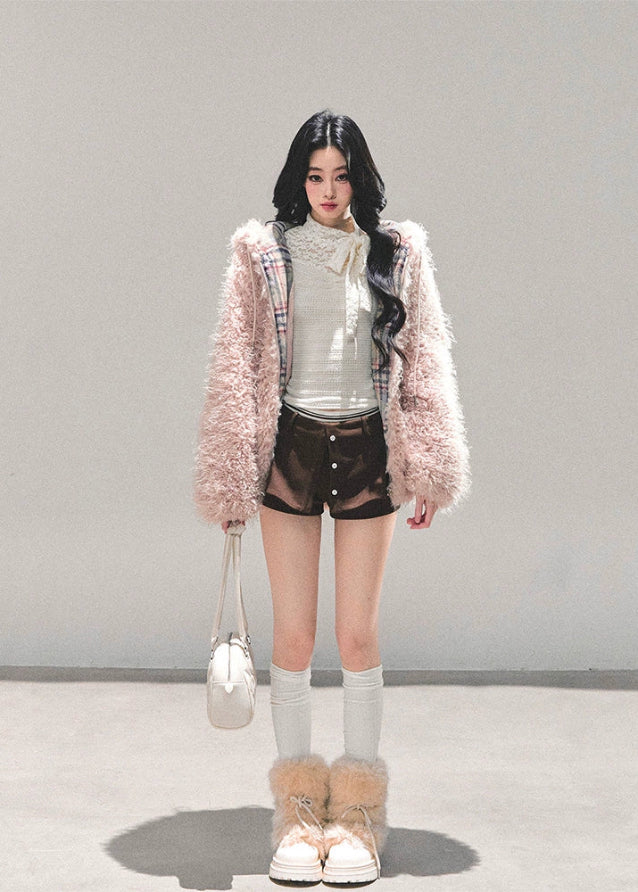 Rosy Cloud Padded Coat - Image 4