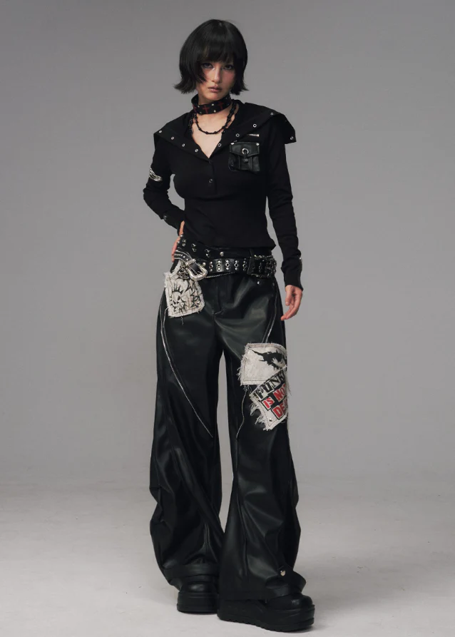 Saboteur Patch Pants Heavy Zip Edition - Image 7
