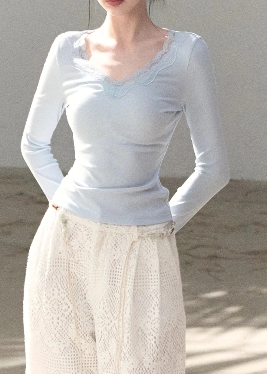 Sand & Shoal Crochet Lace Pants - Image 9