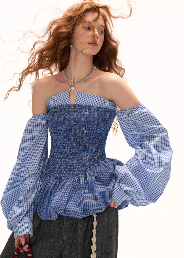 Seaside Bubble Skirt Dress