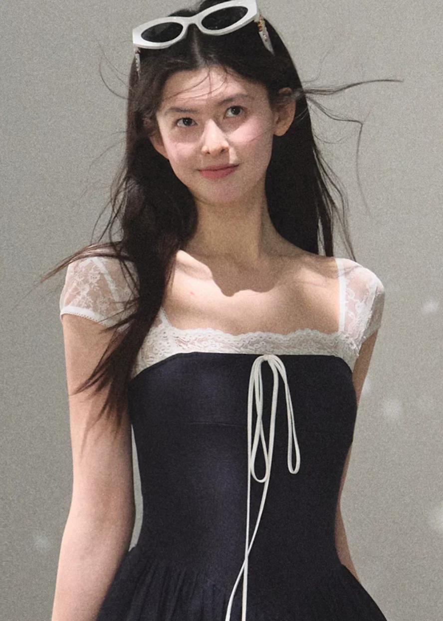 Seaside Lace Slip Dress - Image 3