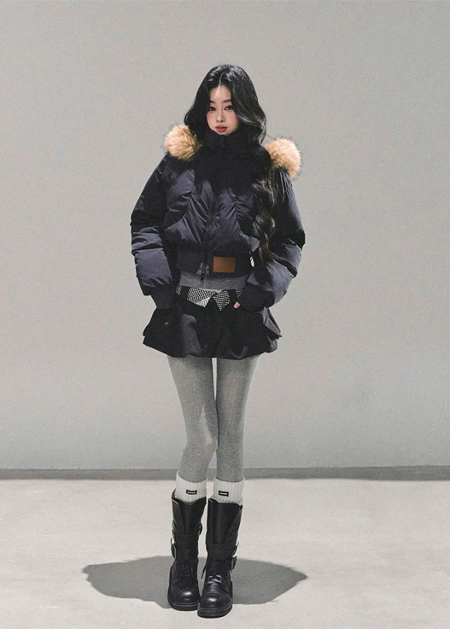 Seoul Frost Hooded Coat - Image 3