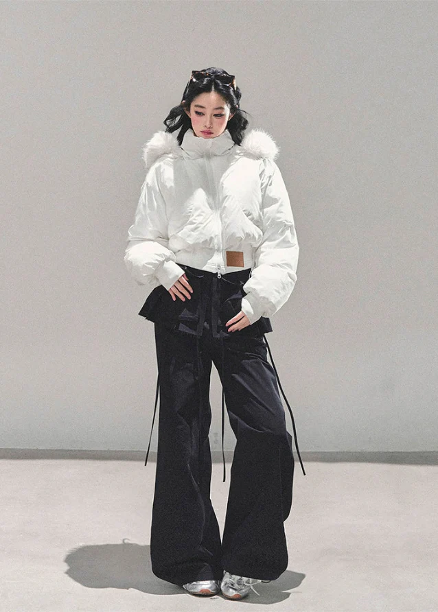 Seoul Frost Hooded Coat - Image 4