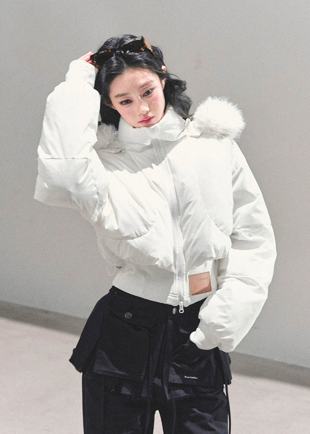 Seoul Frost Hooded Coat - Image 5