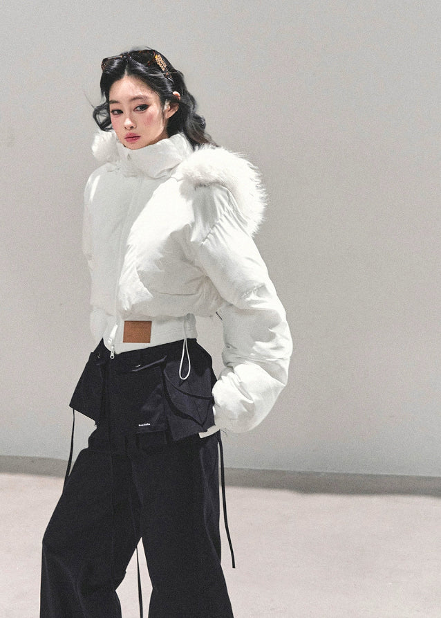 Seoul Frost Hooded Coat - Image 6