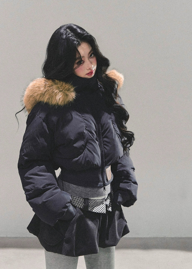 Seoul Frost Hooded Coat - Image 7