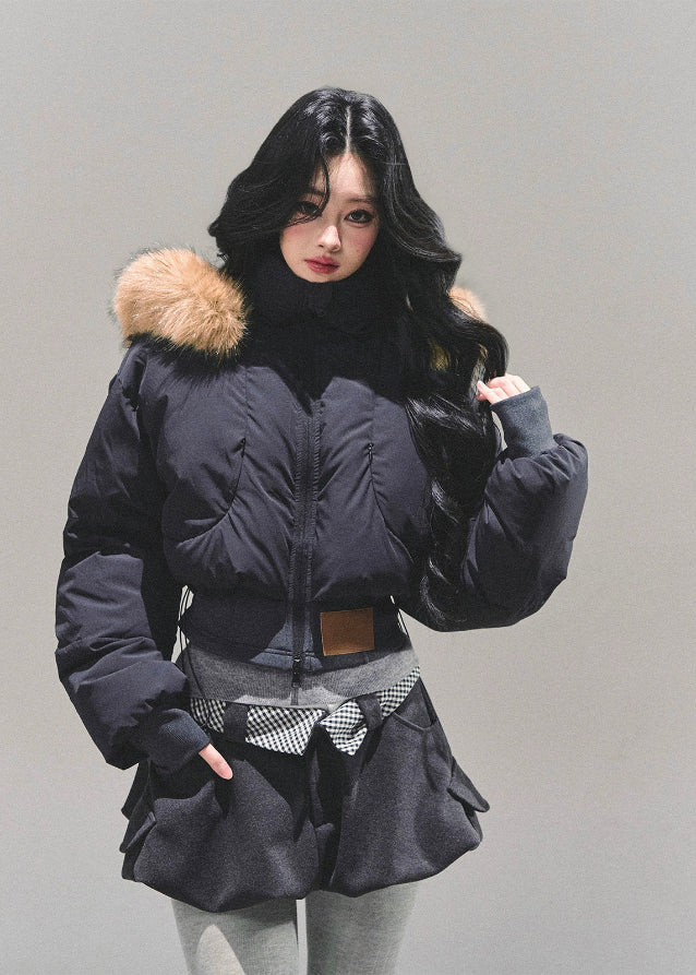 Seoul Frost Hooded Coat - Image 9