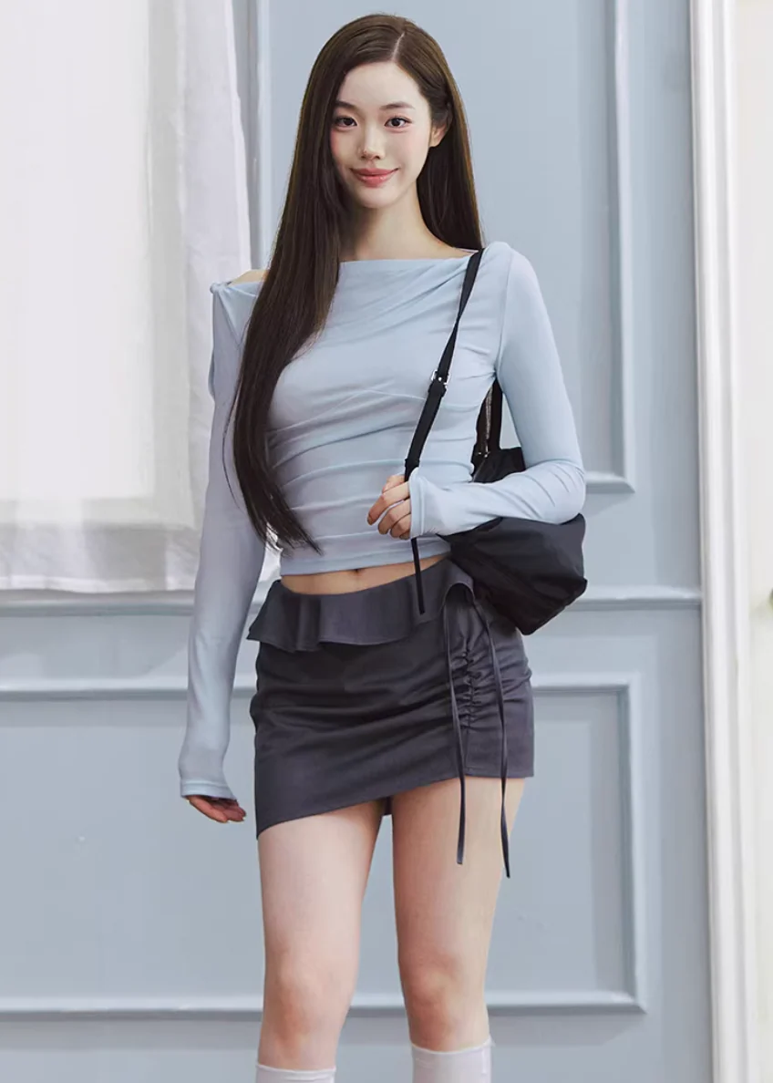 Shadow Line Off-Shoulder Top - Image 9