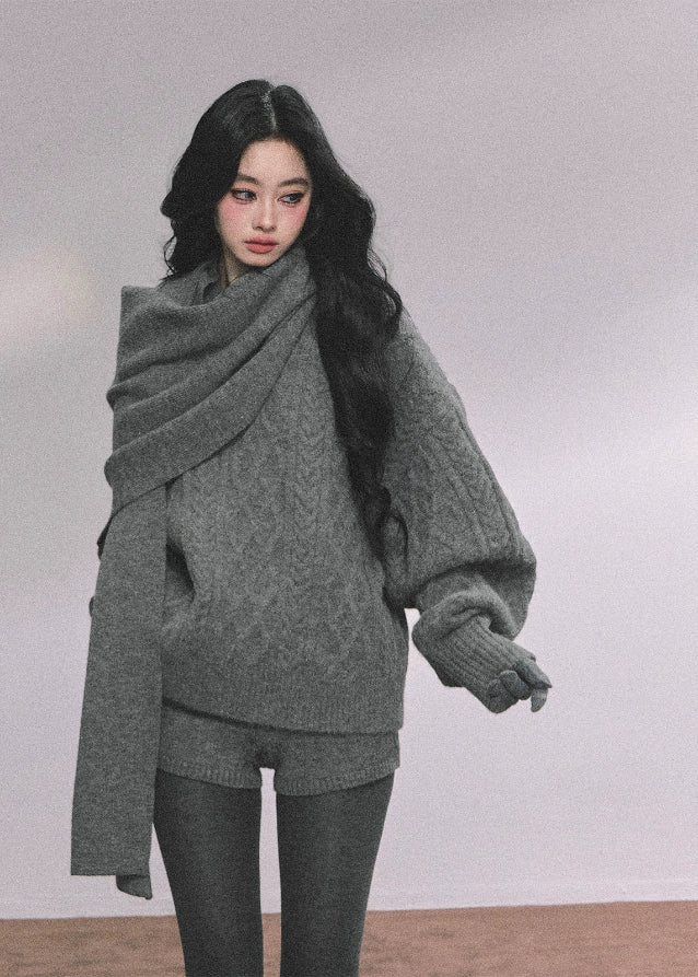 Maison Lumière Luxe Knit Three-Piece Set - Image 11