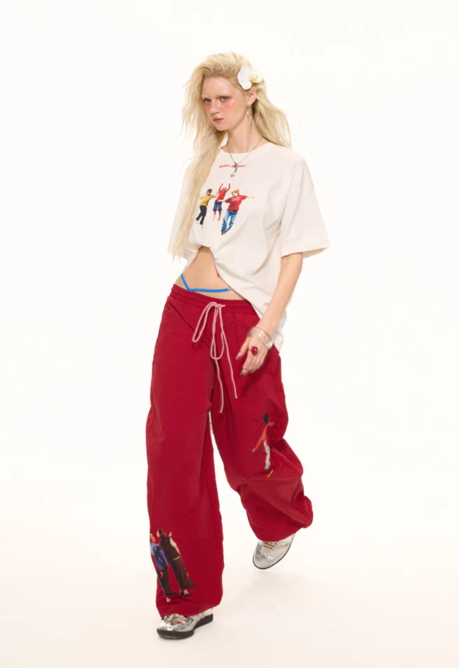 Loose Fit Round Neck Tee - Image 3