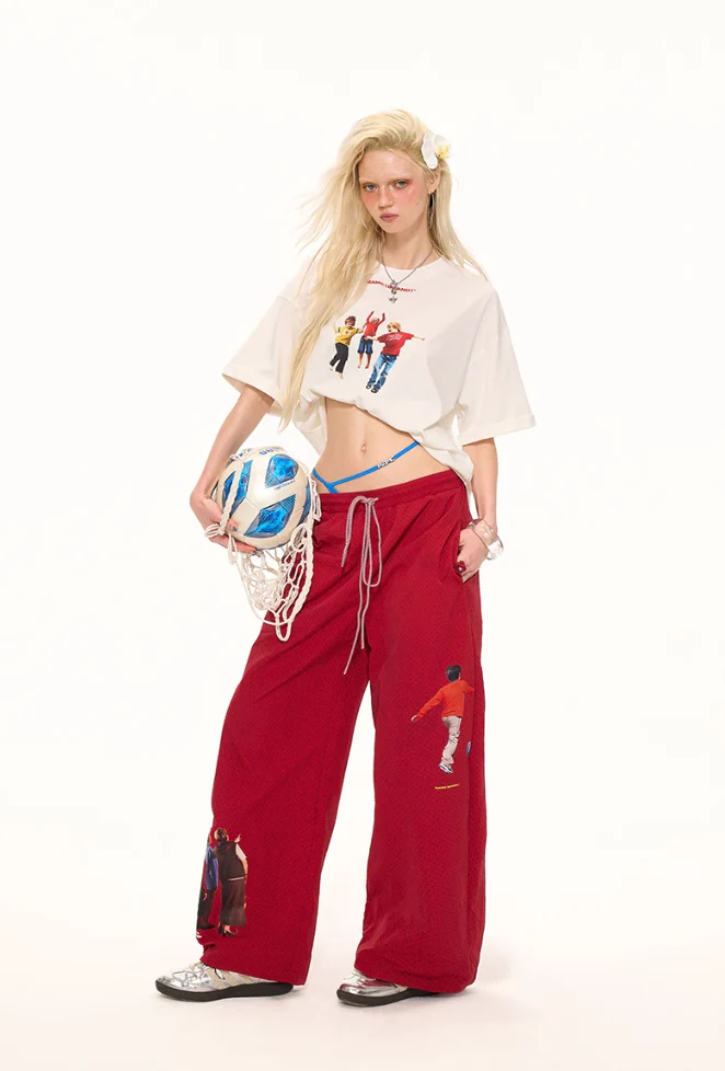 Loose Fit Round Neck Tee - Image 4