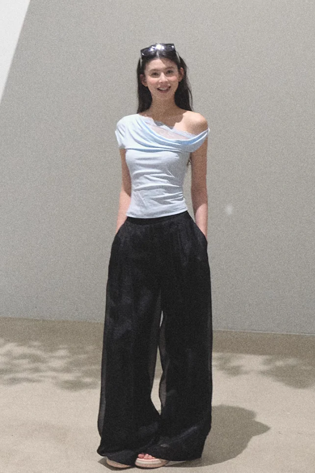 Swing Collar Tencel Top - Image 8