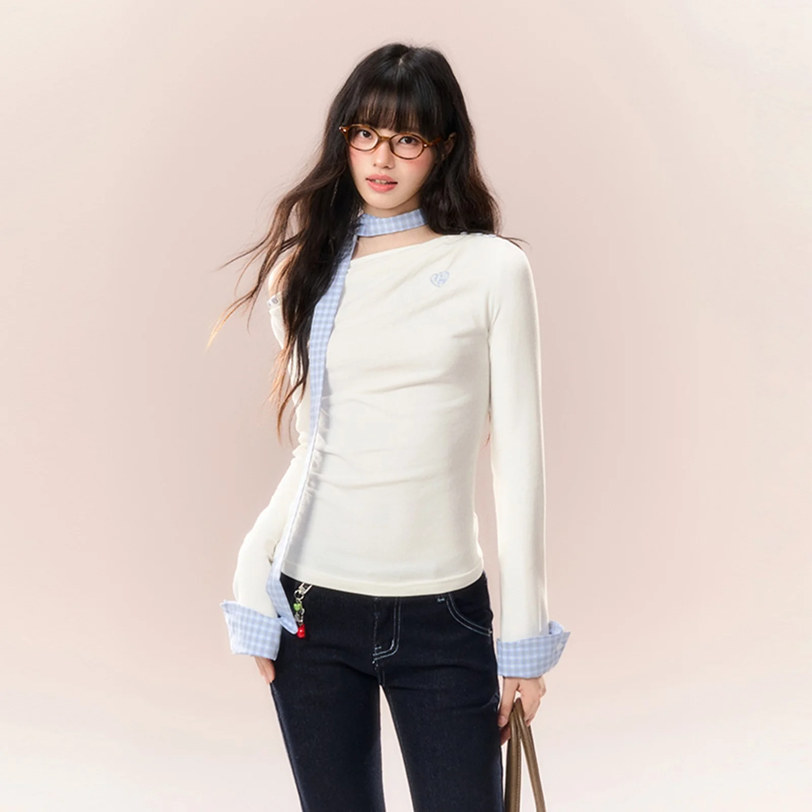 Shoulder two-wear T-shirt - Image 5