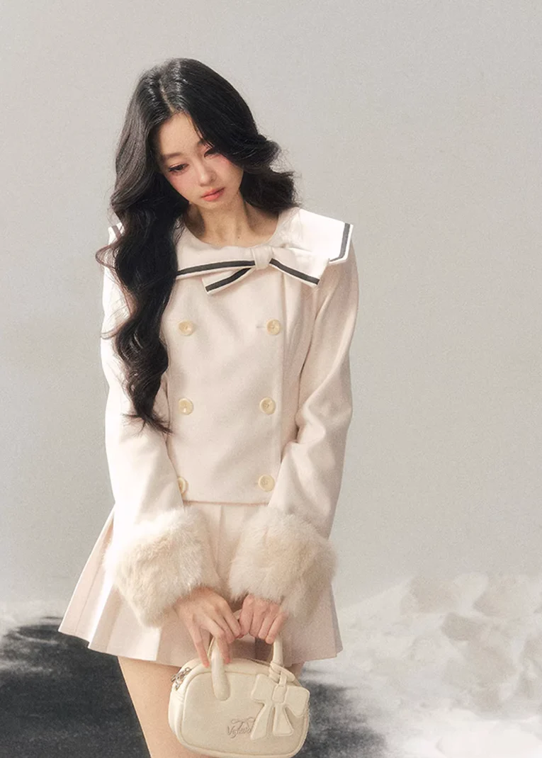 Silent Confession Preppy Dress - Image 11