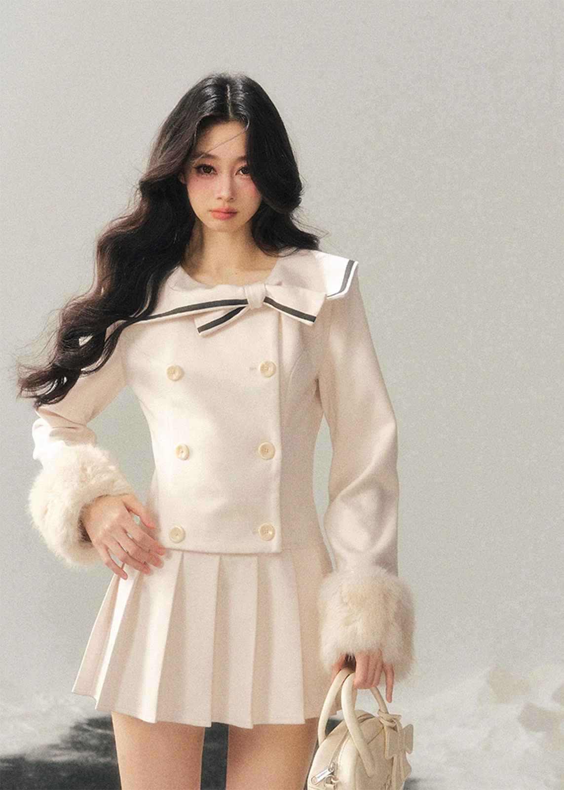 Silent Confession Preppy Dress - Image 3