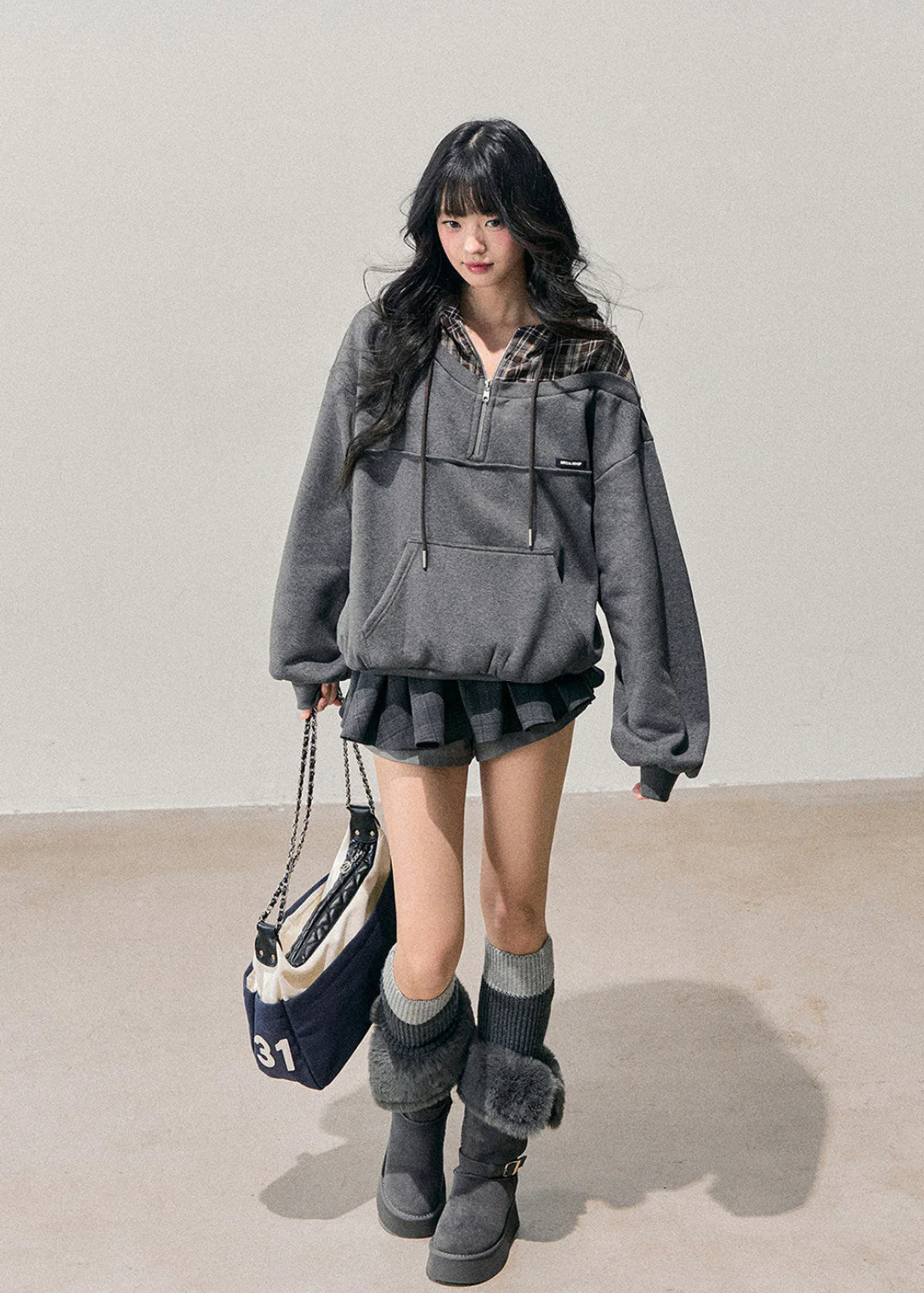 Silent Density Plaid Hoodie - Image 11