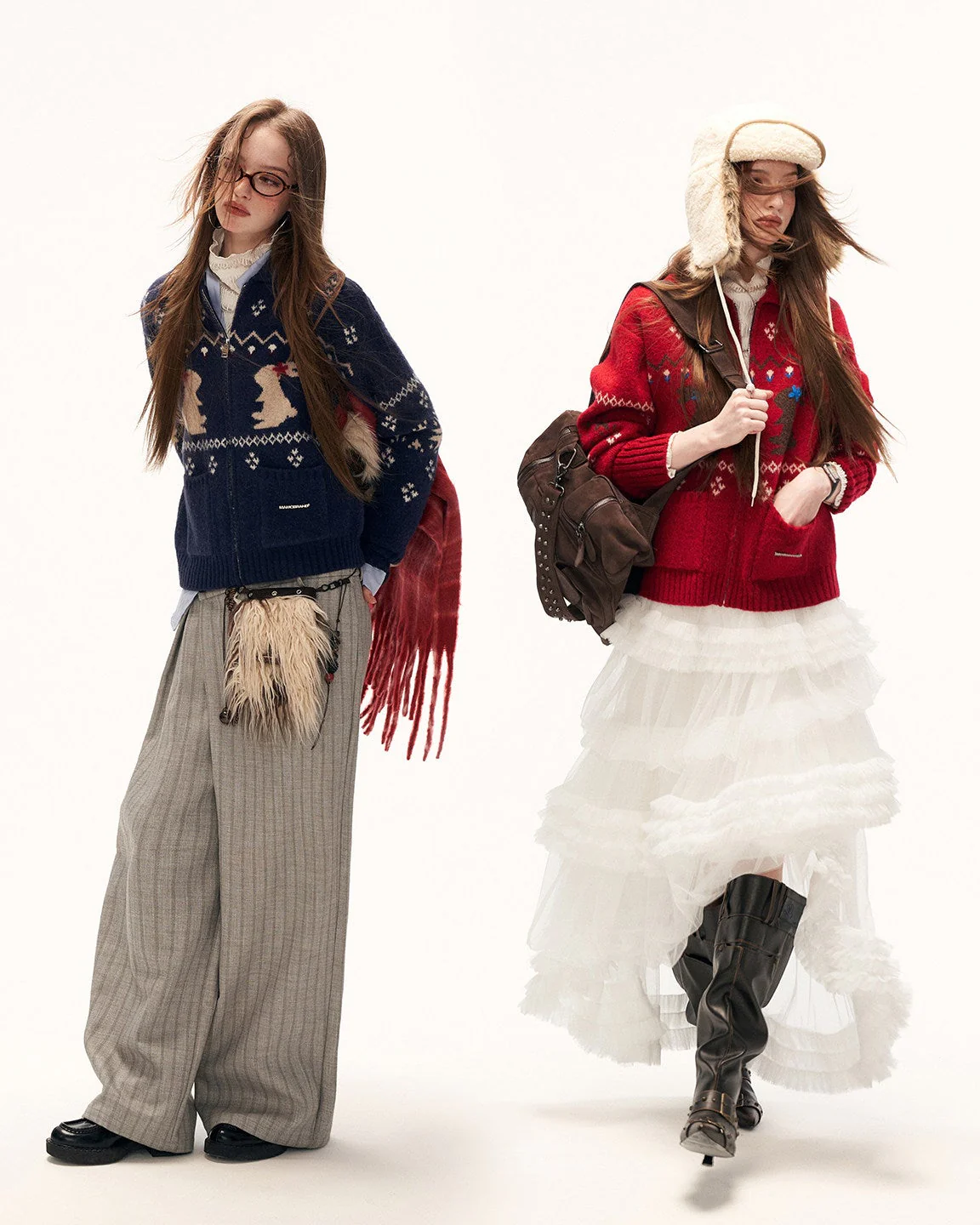 Snow Bunny Knit Cardigan - Image 16