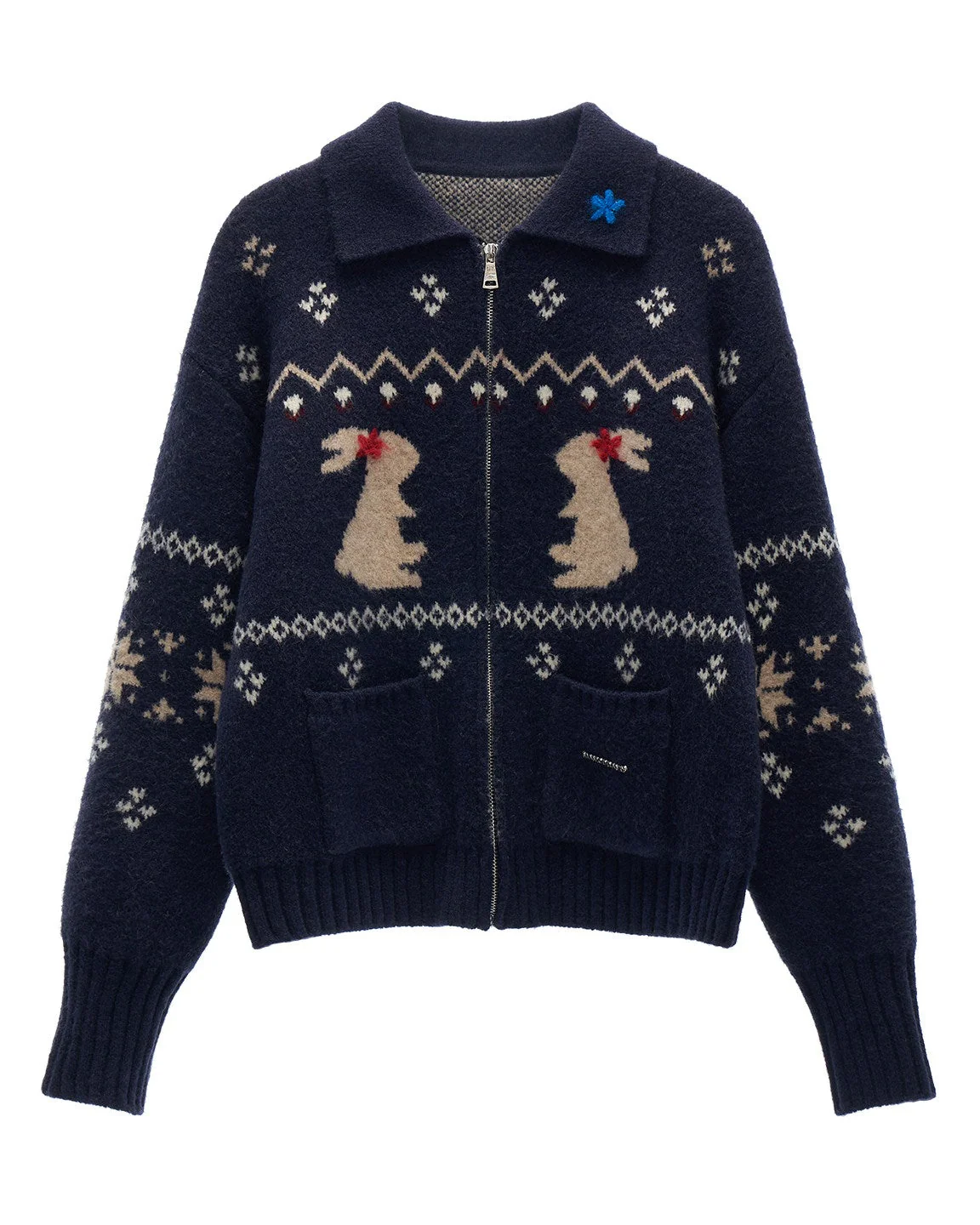 Snow Bunny Knit Cardigan - Image 17